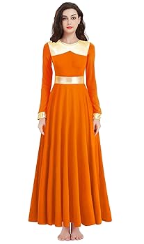 DANCER Memorial 帯付き Amazon.com: Z&X Women Praise Dance Dress Metallic Gold